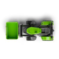 EFKO ECO MultiGO Zelený traktor s vidlemi, paleta, koš, Igráček 6
