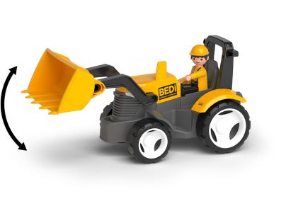 EFKO ECO MultiGO Žlutý traktor s radlicí, figurka Igráček