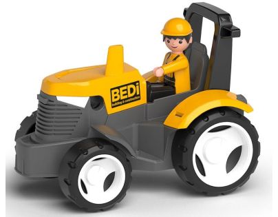 EFKO ECO MultiGO Žlutý traktor s radlicí, figurka Igráček