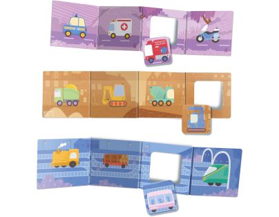 EFKO KukiKuk – Sada 3 Kuki leporel Auta