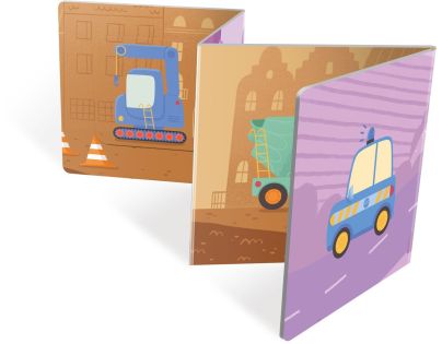 EFKO KukiKuk – Sada 3 Kuki leporel Auta