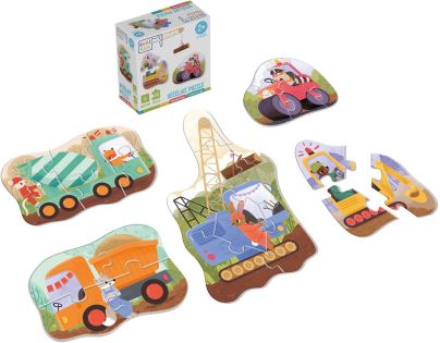 EFKO KukiKuk – Véééliké puzzle Stavební stroje