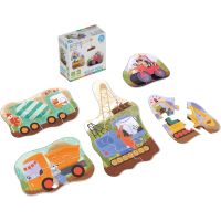 EFKO KukiKuk – Véééliké puzzle Stavební stroje