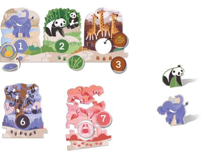 EFKO KukiKuk – Veliké puzzle loto Výlet do ZOO