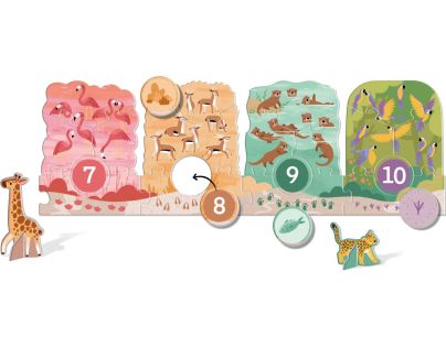 EFKO KukiKuk – Veliké puzzle loto Výlet do ZOO