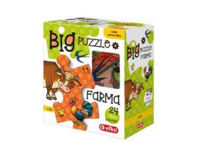 Efko Puzzle Big Baby Farma 24 dílků