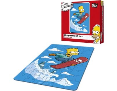 Efko Puzzle The Simpsons Bart na snowboardu