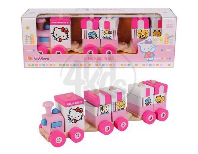 Eichhorn S 3130 - Dřevěný  vláček Hello Kitty