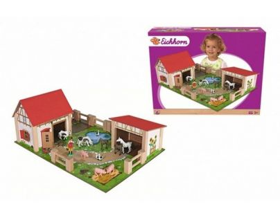 Eichhorn Farma dřevěná - Poškozený obal
