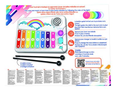 Lexibook Elektronický xylofon se světly