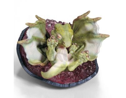 Schleich 70419 - Elfí malý dráček Nugur na drahokamu