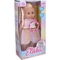Wiky Eliška chodící panenka 41 cm růžové šaty 2