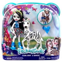 Enchantimals panenka s velkým zvířátkem Zebra 4