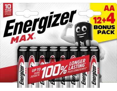 Energizer MAX AA 12+4 zdarma
