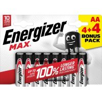 Energizer MAX AA 4+4 zdarma - Poškozený obal