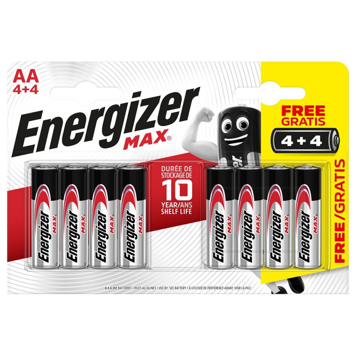 Energizer MAX AA 4+4 zdarma