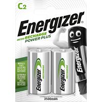 Energizer POWER Plus Nabíjecí baterie C 2500 mAh 2pack