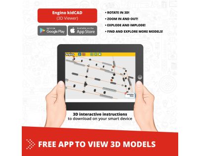 Engino Creative Builder 90 modelů s motorkem