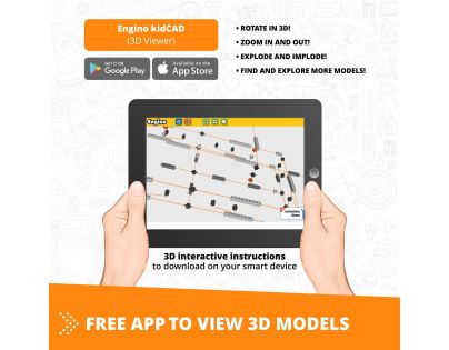 Engino Mega Builds Raketoplán Challenger