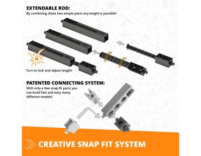 Engino Mega Builds Raketoplán Challenger
