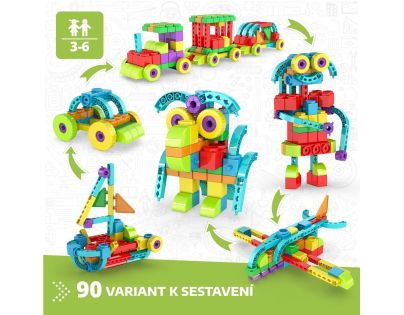 Engino STEM Qboidz Set 1238 dílků