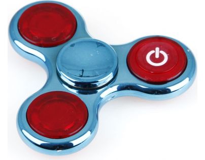 Ep Line Spinner Finger Neon se světlem Tyrkysovo červená