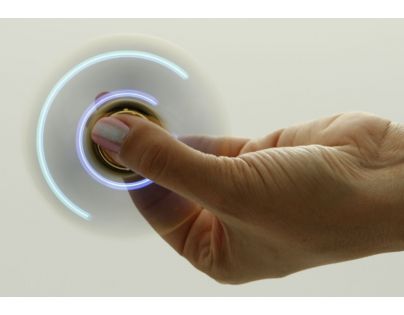 Ep Line Spinner Finger Neon se světlem Tyrkysovo červená