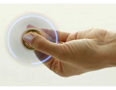 Ep Line Spinner Finger Neon se světlem Tyrkysovo červená
