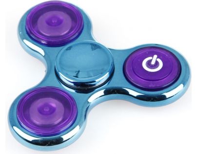 Ep Line Spinner Finger Neon se světlem Tyrkysovo fialová