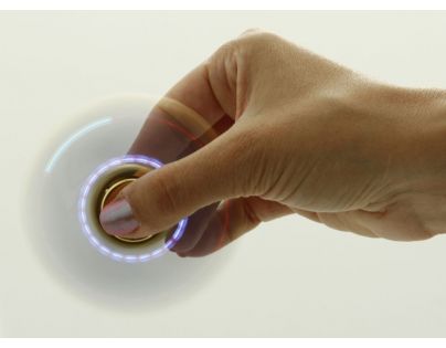 Ep Line Spinner Finger Neon se světlem Tyrkysovo fialová