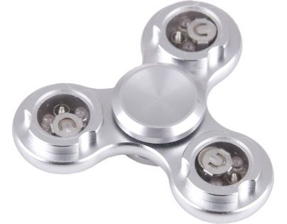 Ep Line Spinner kovový se světlem Stříbrný
