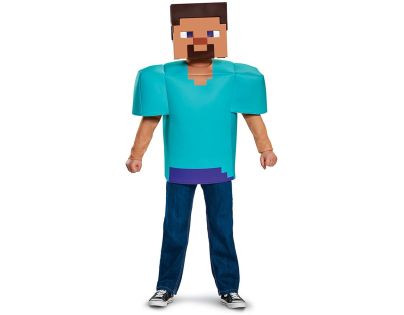 Epee Dětský kostým Minecraft Steve 124 - 135 cm - Poškozený obal