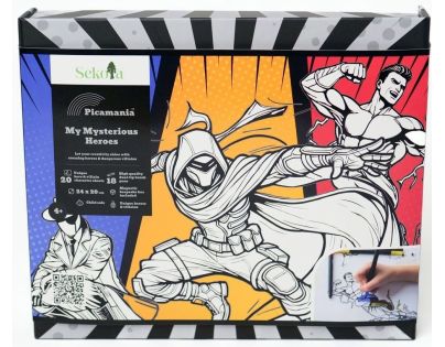EPEE Sekoia Picamania Omalovánky Komiksoví hrdinové