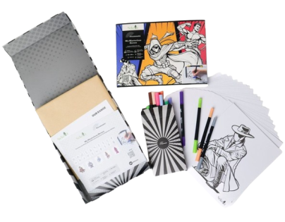 EPEE Sekoia Picamania Omalovánky Komiksoví hrdinové