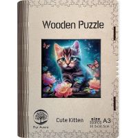 Epee Wooden puzzle Cute Kitten 300 dílků 2