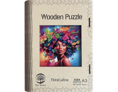 Epee Wooden puzzle Floral Latina 300 dílků