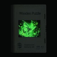 Epee Wooden puzzle Fluorescent Butterfly A3 GID svítící ve tmě 3