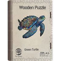 Epee Wooden puzzle Green Turtle 300 dílků 2