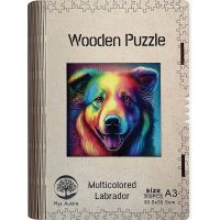 Epee Wooden puzzle Multicolored Labrador 300 dílků 2