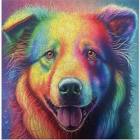 Epee Wooden puzzle Multicolored Labrador 300 dílků