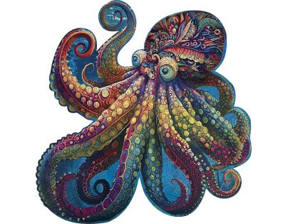 Epee Wooden puzzle Octopus A3