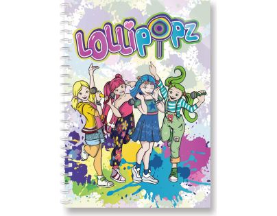 Epee Lollipopz Zápisník A5 šedý