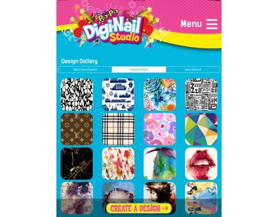 EP Line BO-PO Digi Nails Nehtové Studio se samolepkami
