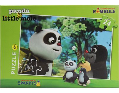 EP Line Puzzle Krtek a Panda na výletě 24 dílků