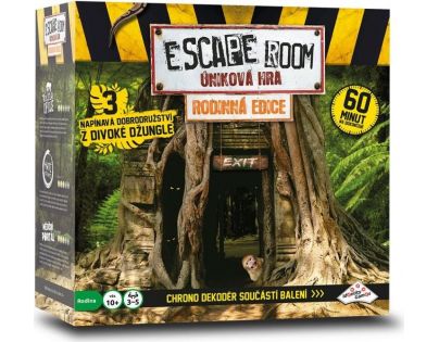 ADC Black Fire Black Fire Escape Room úniková hra Rodinná edice 3 scénáře
