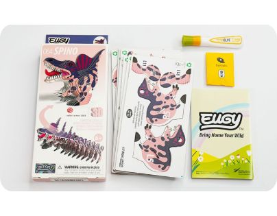 EUGY Spinosaurus 3D kartonová skládačka