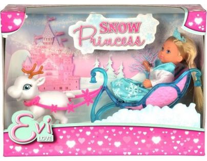 Evi Love Panenka Evička Sněhová princezna s kočárem