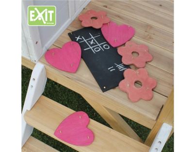 Exit Dekorační set pro domečky - květiny, srdce