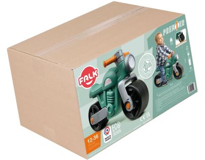 Falk Odrážedlo motorka Premier vintage zelené