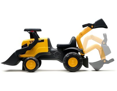 Falk Odstrkovadlo - traktor JCB s přívěsem a přední-zadní lžící